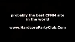 CFNM blows strippers.