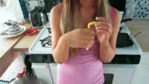 Teen next door can not hold back from rubbing and sucking cocks like a pro whore.