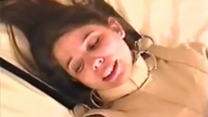 Smalltits Teen gagged and deep-throated by her stud.