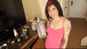 Joanna Angel and Valencia Banderas are eating each other's beautiful boobs and sucking dicks.