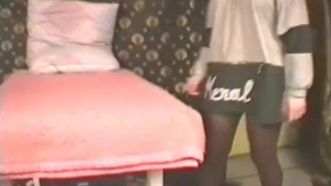 Russian teen is getting banged by her husband's friend and creampying all night long