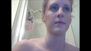 Blue eyed babe got her pussy filled up with her boyfriend's dick and filled from the back.