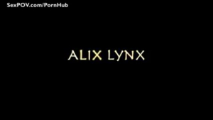 Alix Lynx was wearing her sailor outfit, sexy costume and lacy panties, while she was getting fucked good.