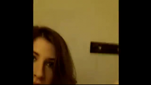 Super hot girl is in the mood for a casual sex session in her hotel room