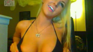 Really hot blonde pornstars porn shot in giant black catsuit