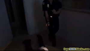 Two horny cops fucking a girls anal.