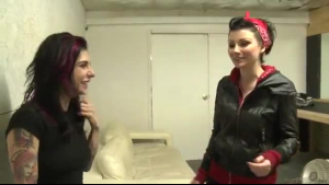 Joanna Angel and Lyra Law eagerly making love with each other